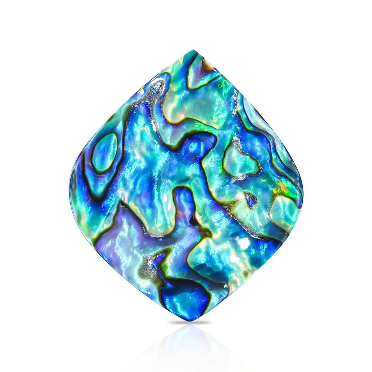 Starborn Abalone Shell Onion Cabochon - 1 Piece