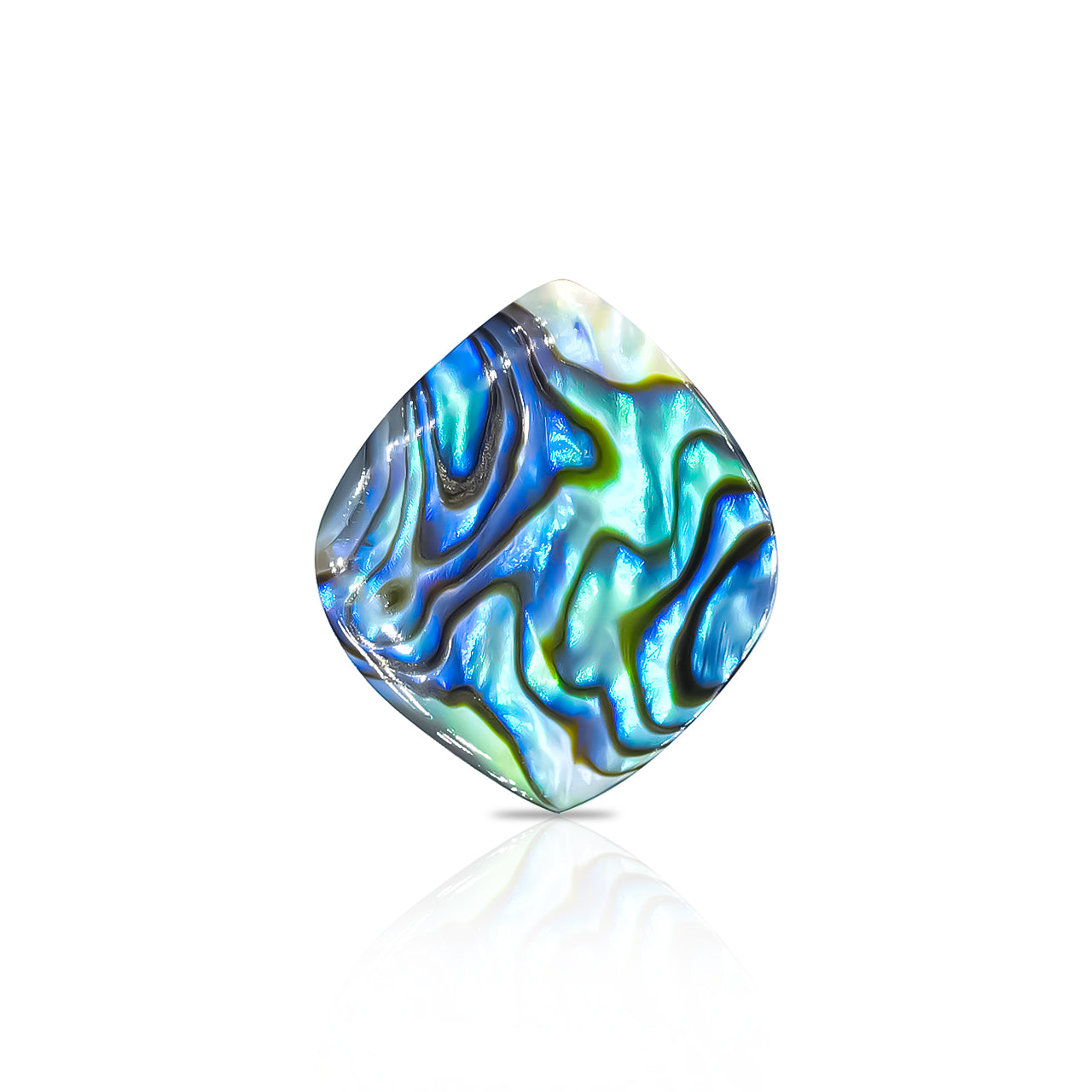 Starborn Abalone Shell Onion Cabochon - 1 Piece