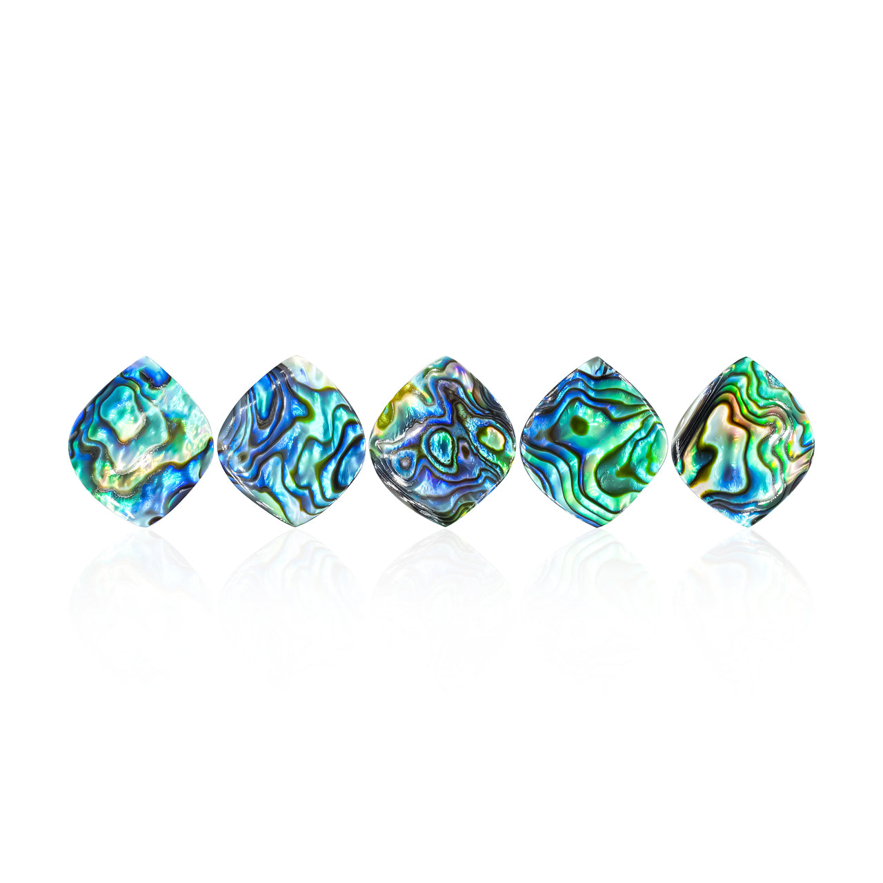 Starborn Abalone Shell Onion Cabochon - 1 Piece