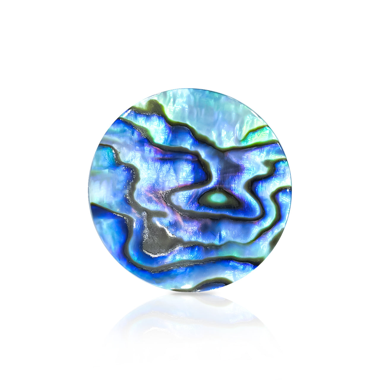 Abalone Shell round cabochon 25 mm