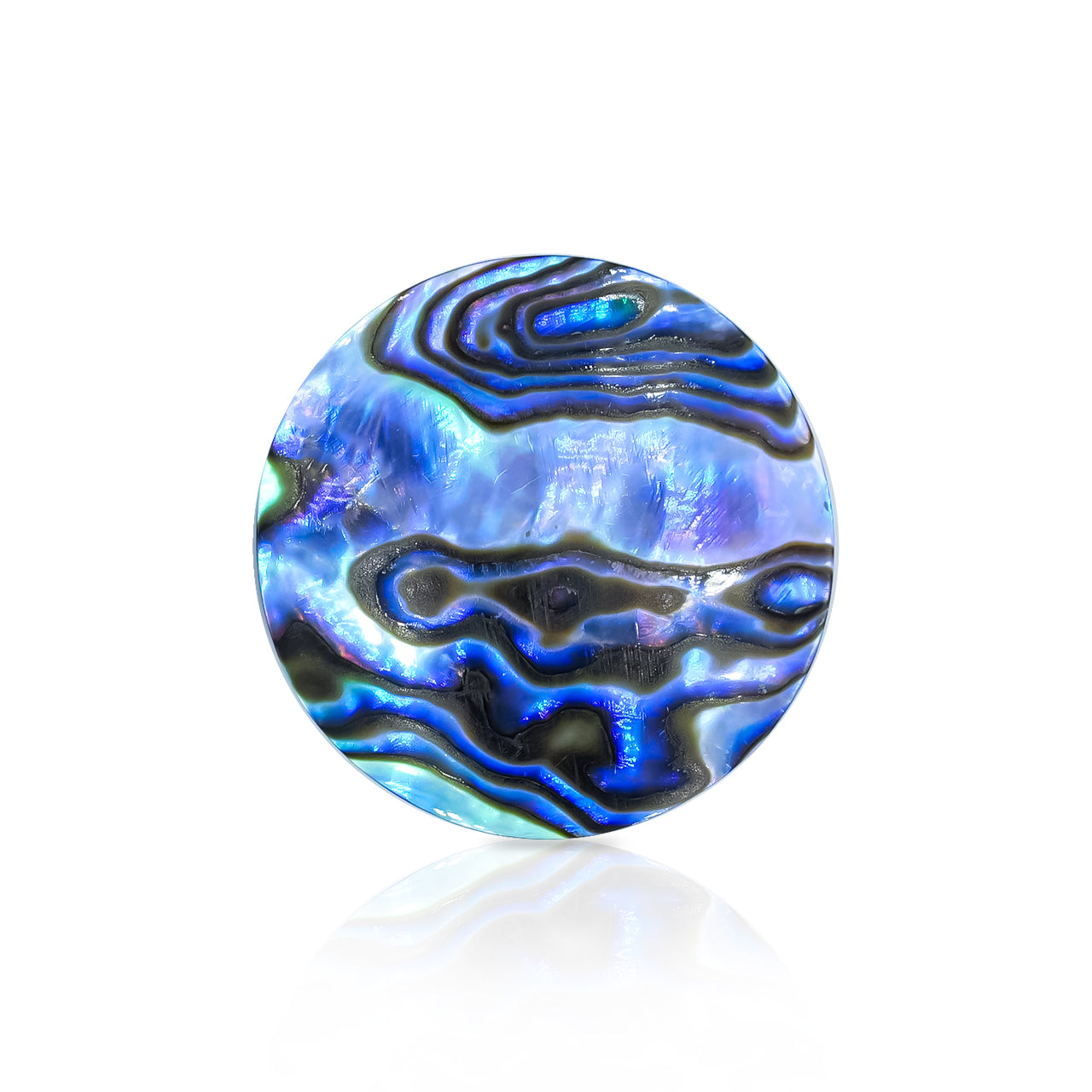 Starborn Abalone Shell Round Cabochon - 1 Piece