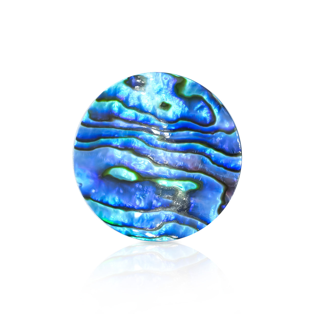 Abalone Shell round cabochon 25 mm
