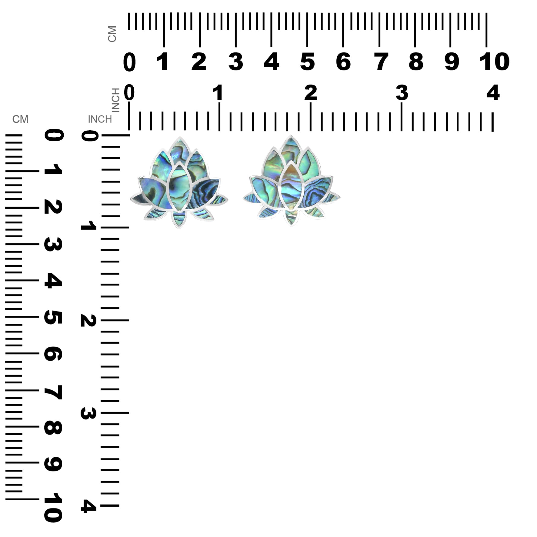 Starborn Abalone Lotus Ring in Sterling Silver