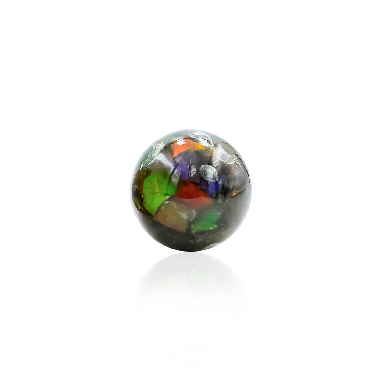 Ammolite Bead with Drilled Hole