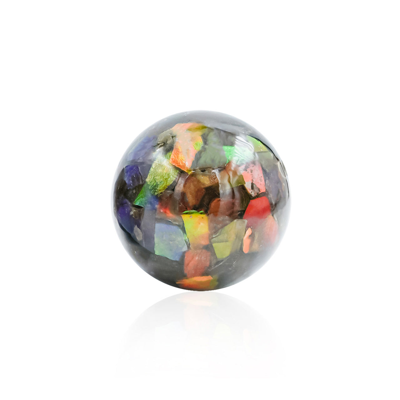 Starborn Ammolite Bead/Sphere 16 mm (non-drilled) - 1 Piece