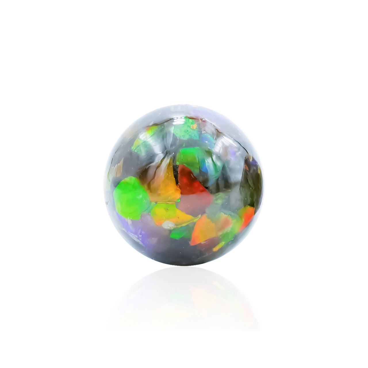 Starborn Ammolite Bead/Sphere 16 mm (non-drilled) - 1 Piece