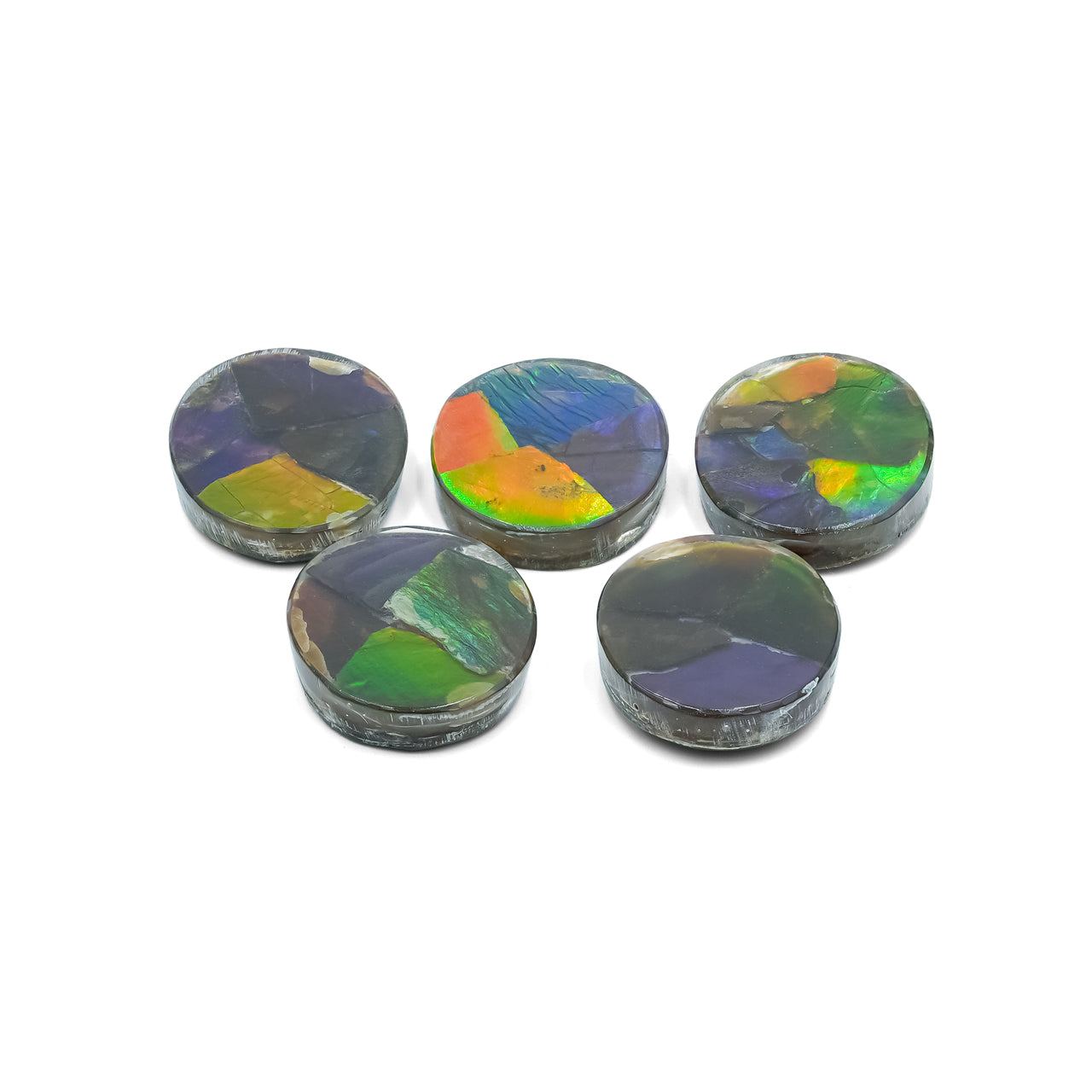 Ammolite Oval Cabochon 15x12 mm