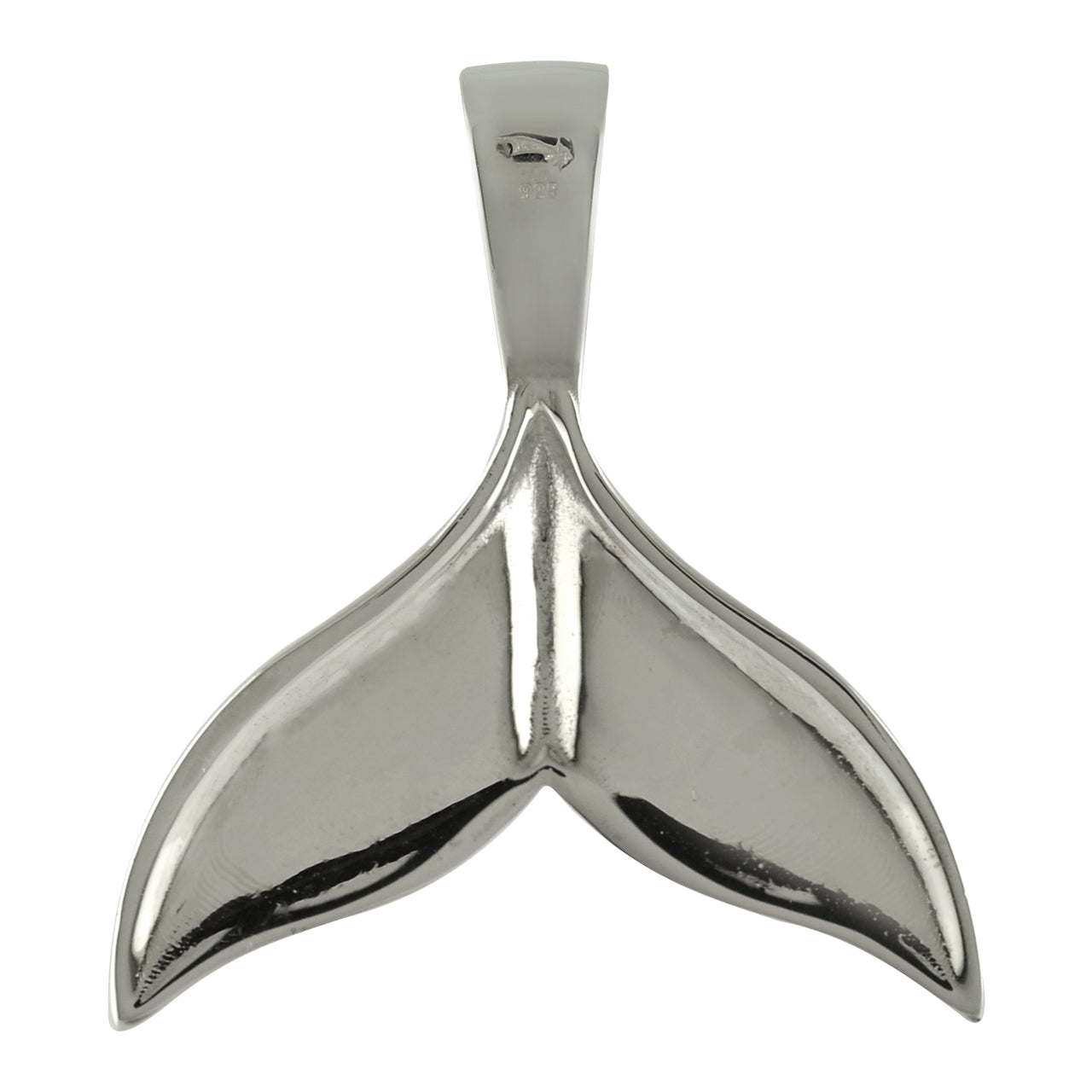 Starborn Ammolite Sterling Silver Whale Tail Pendant