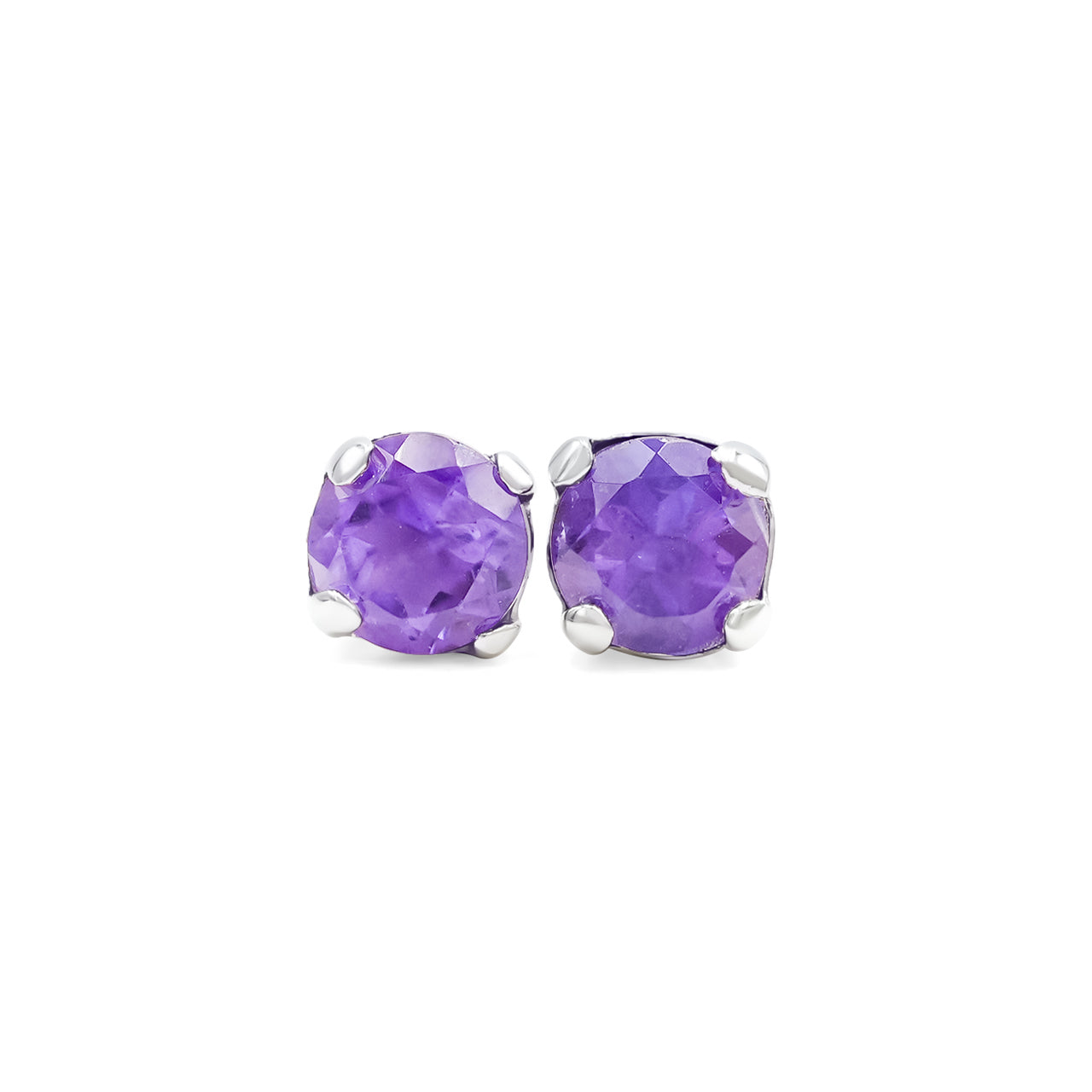 Aretes con poste de cornalina facetada Starborn en plata de ley