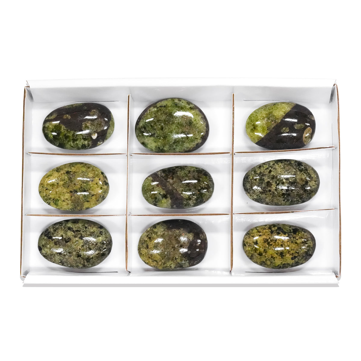 Arizona Peridot Freeform Palm Stone 350 grams