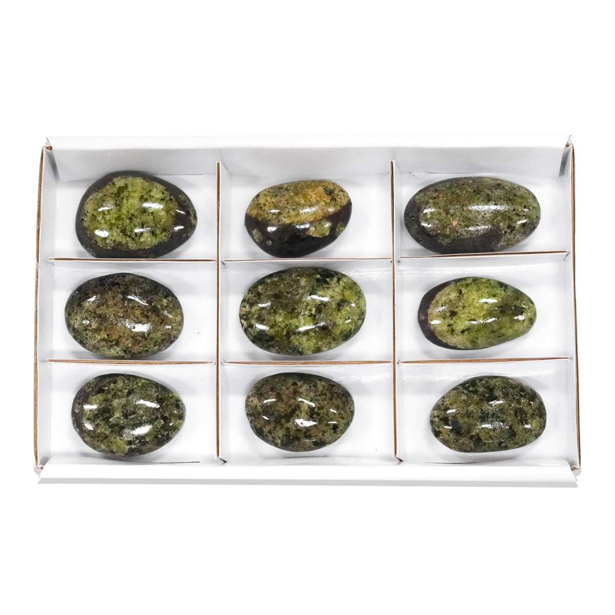 Arizona Peridot Freeform Palm Stone 350 grams