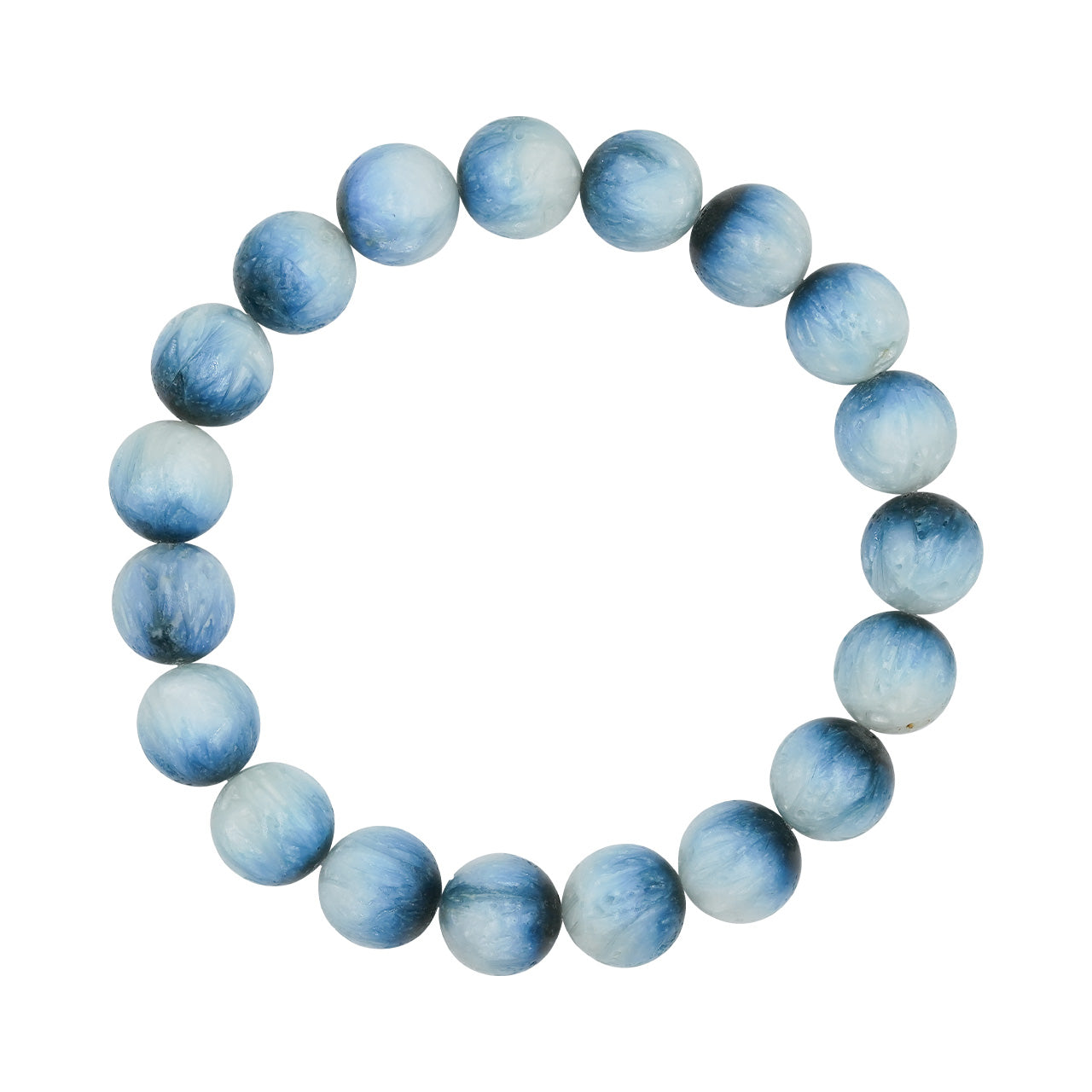 Starborn Blue Ice Glacierite Elastic Beaded Bracelet