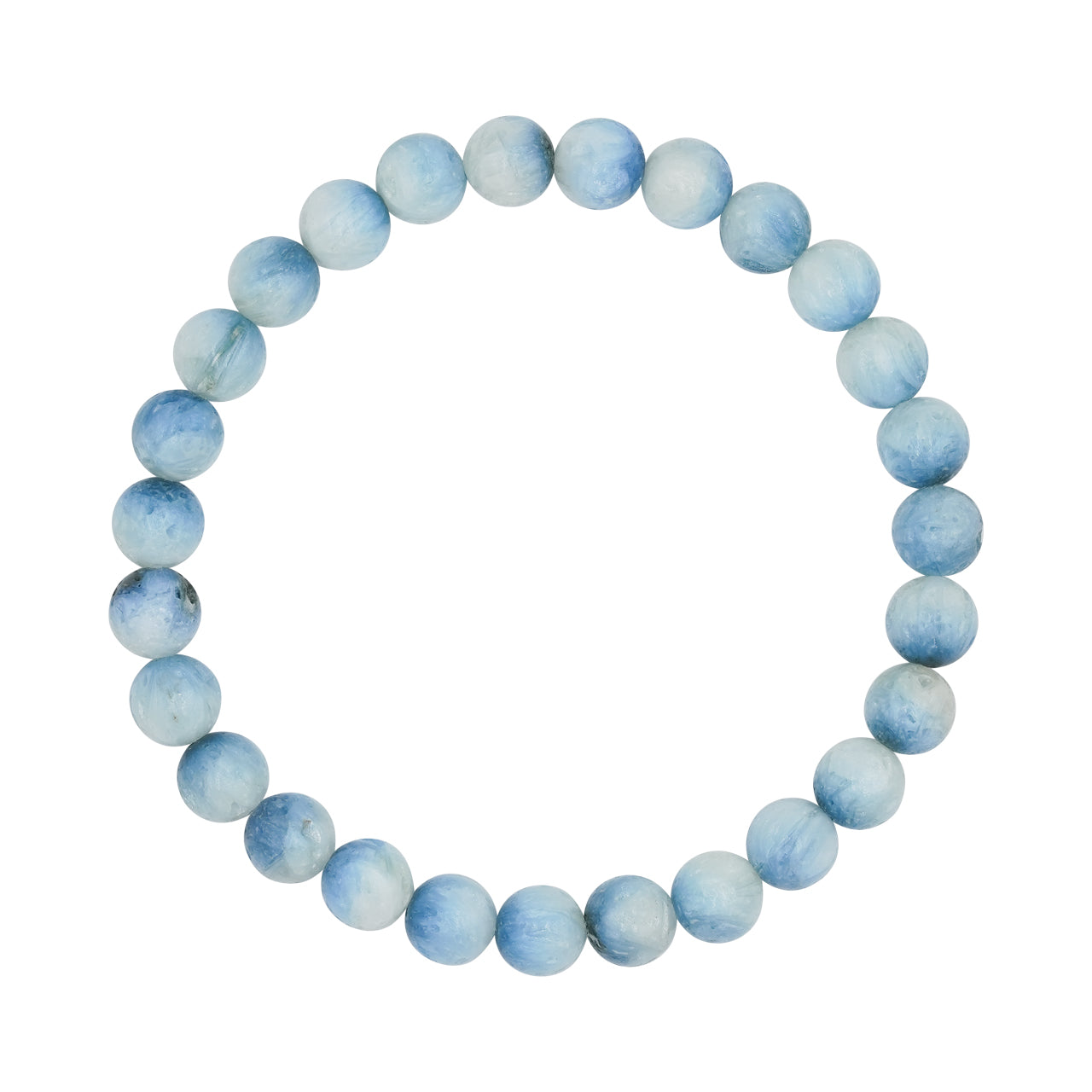 Starborn Blue Ice Glacierite Elastic Beaded Bracelet
