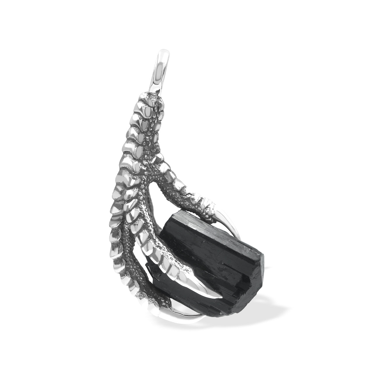 Colgante con forma de garra de águila y piedras preciosas de Starborn en plata de ley