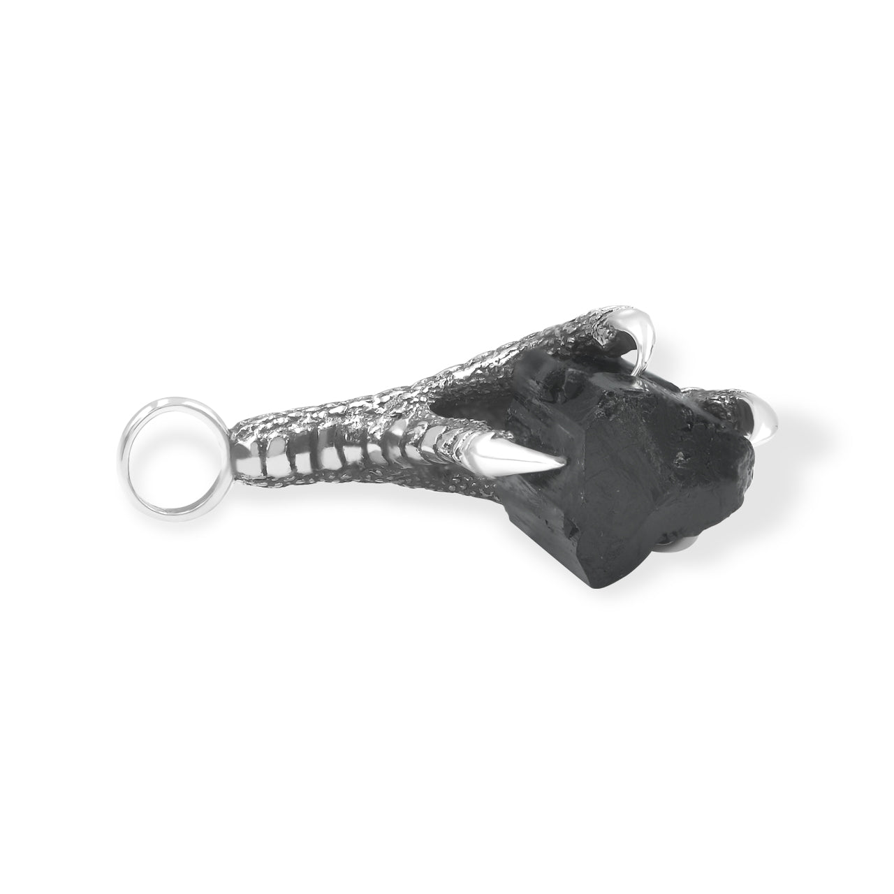 Starborn Gemstone Eagle Claw Pendant in Sterling Silver