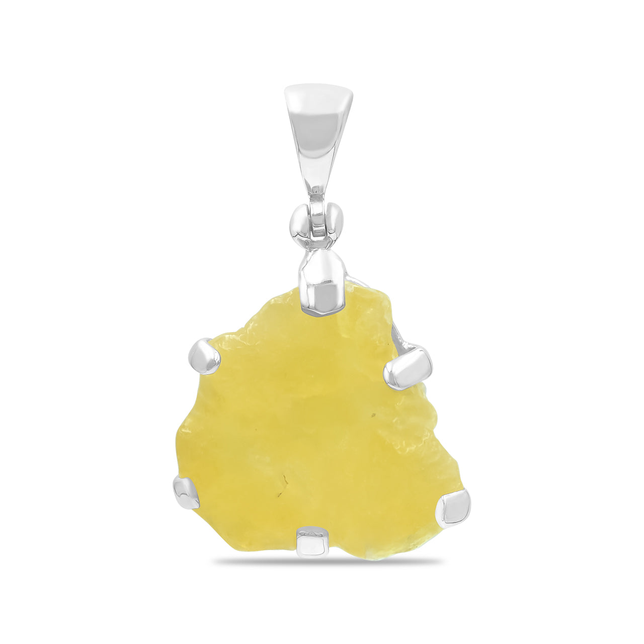 Starborn Brucite Pendant in Sterling Silver