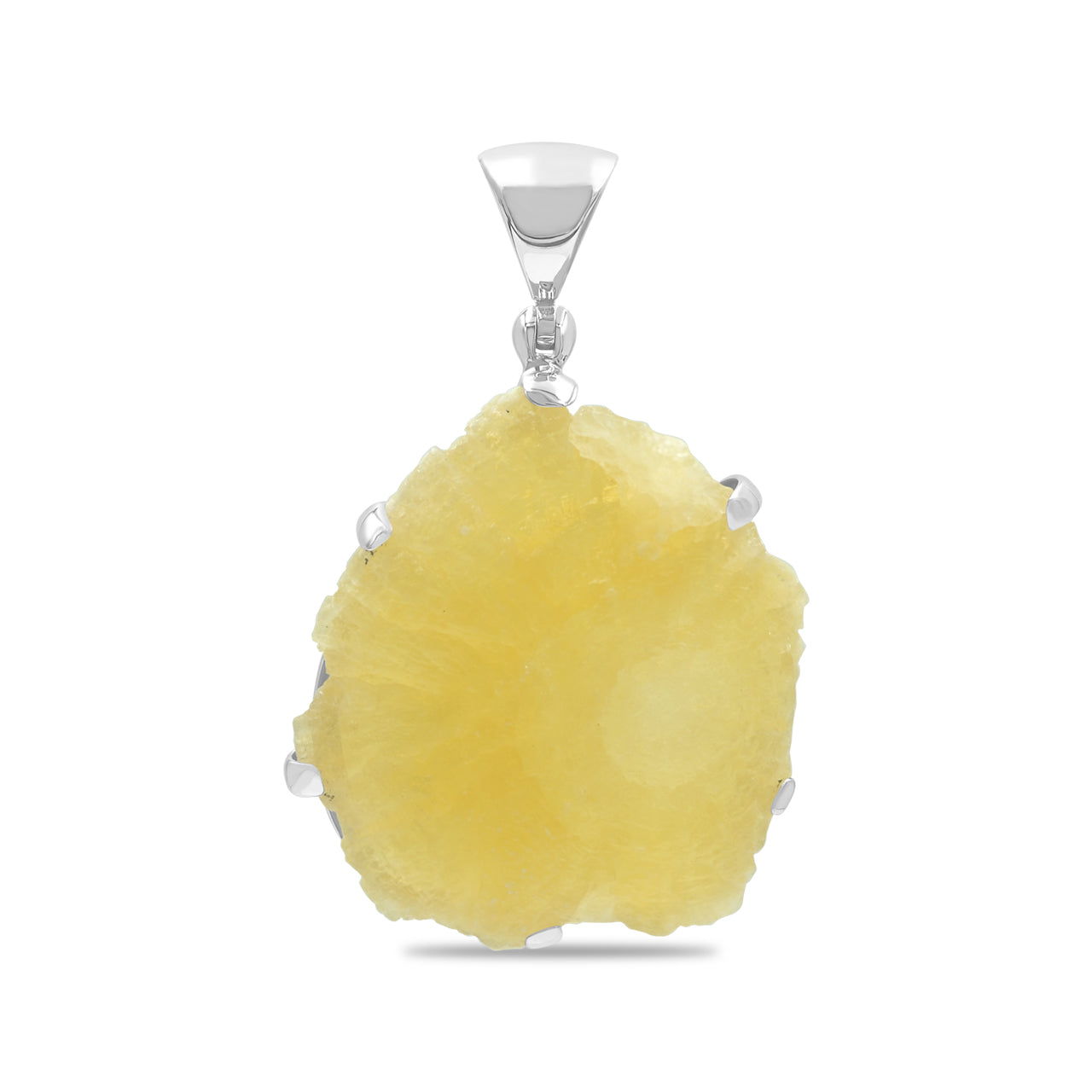 Starborn Brucite Pendant in Sterling Silver