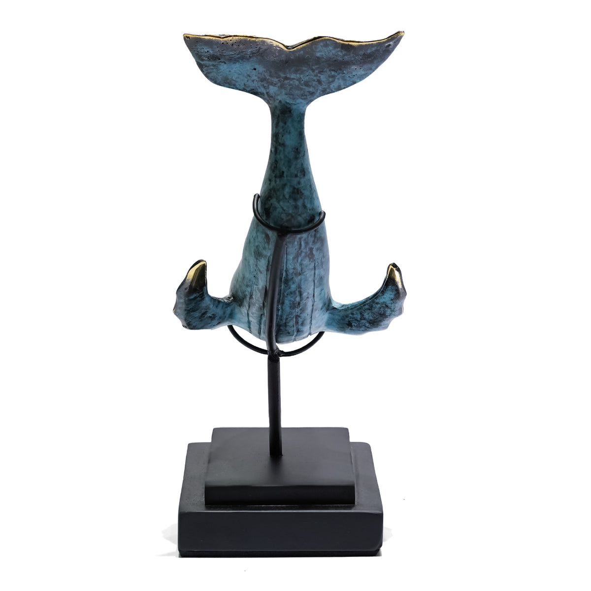 Starborn Sitzender Buddha-Meditations-Statue aus Messing