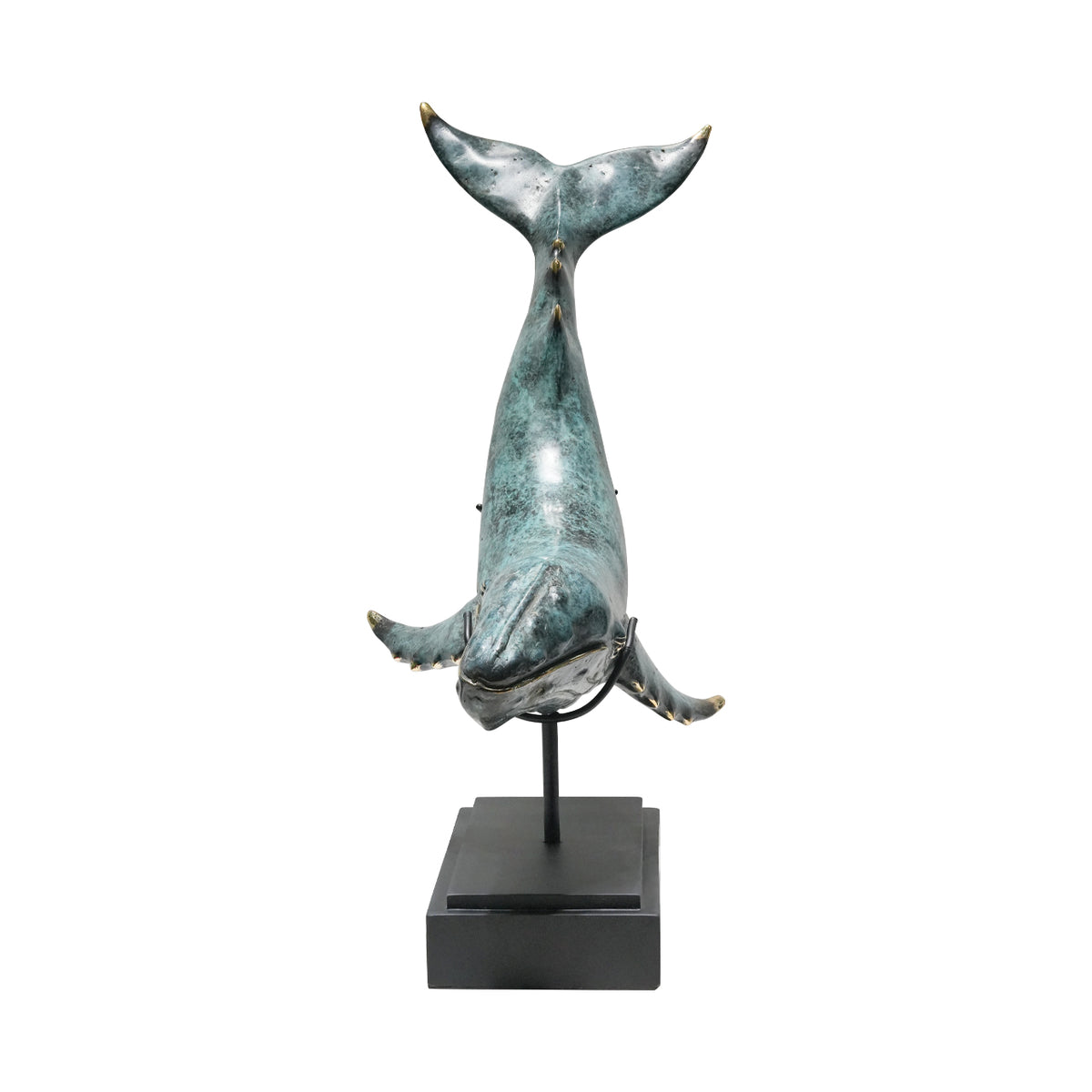 Starborn Sitzender Buddha-Meditations-Statue aus Messing