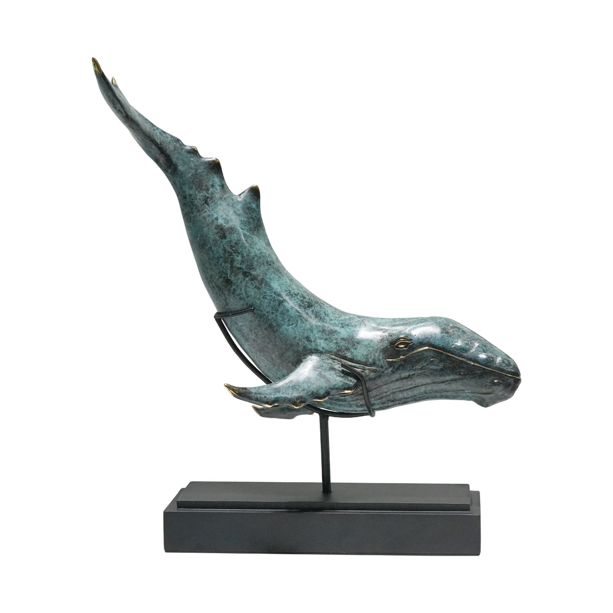 Starborn Sitzender Buddha-Meditations-Statue aus Messing