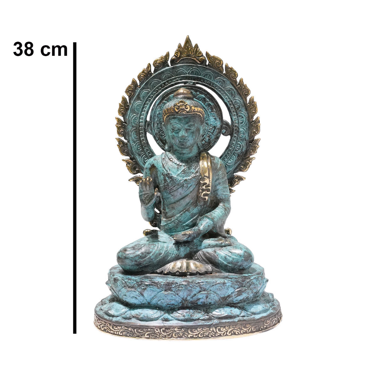 Elefante Starborn de Bronce Decorativo con la Trompa Levantada