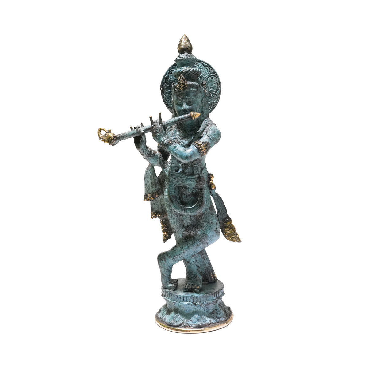 Starborn Lord Krishna Murlidhar Decorative Bronze Statue