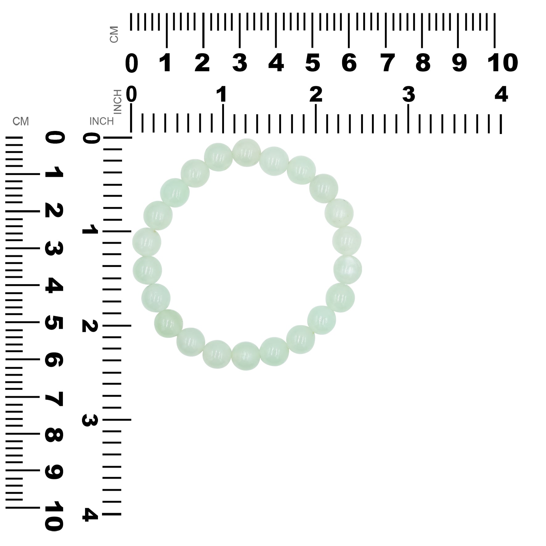Pulsera elástica con cuentas de ammolita de 11 mm Starborn