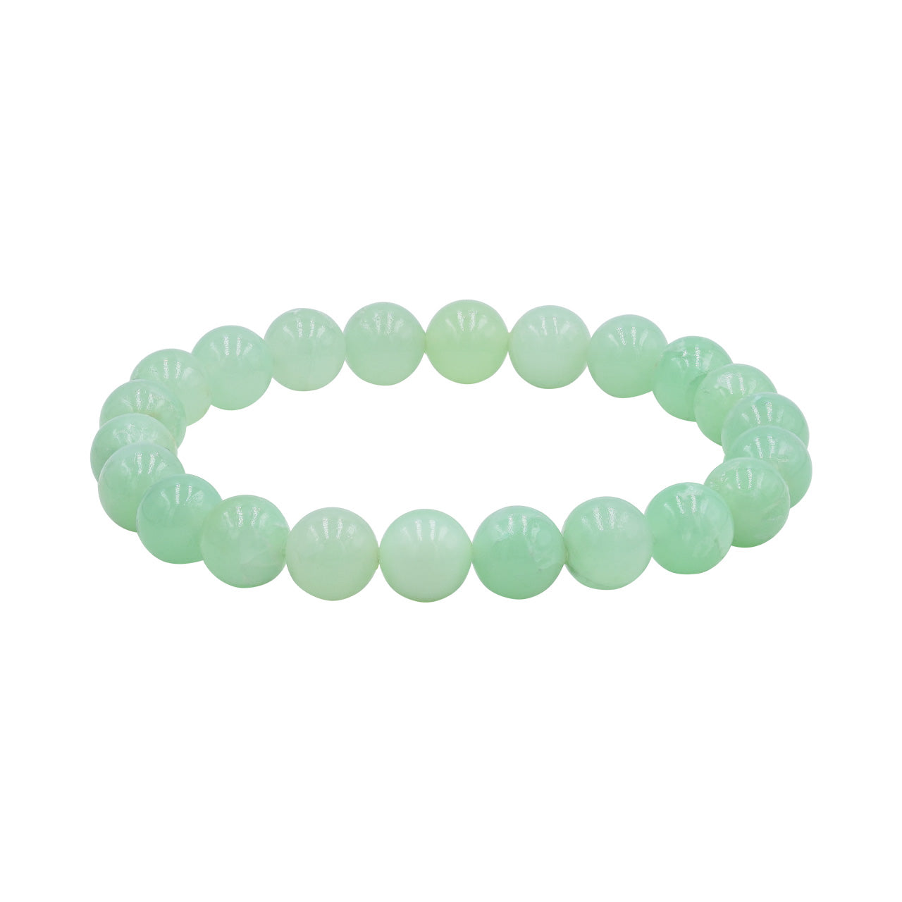 Pulsera elástica con cuentas de ammolita de 11 mm Starborn