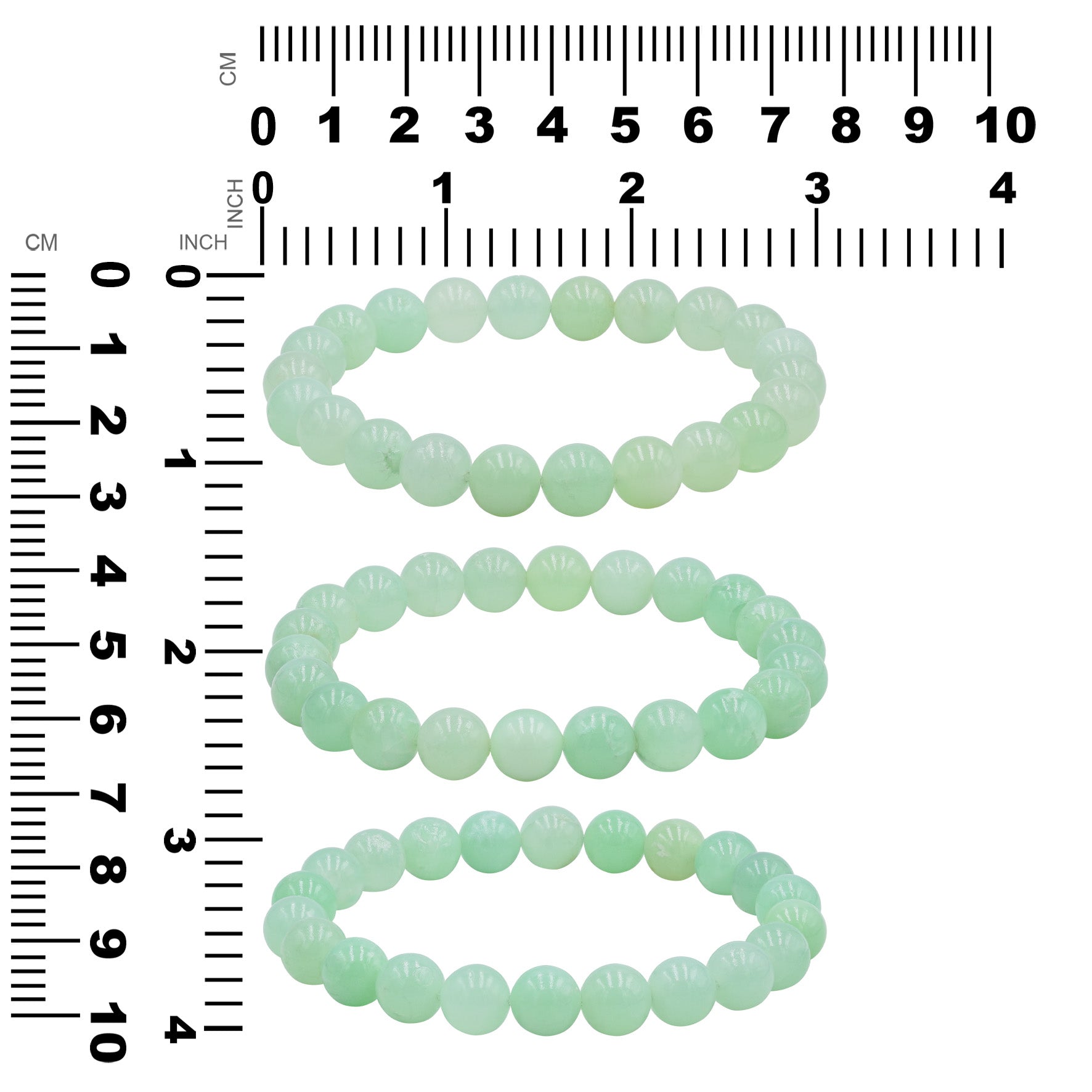 Pulsera elástica con cuentas de ammolita de 11 mm Starborn