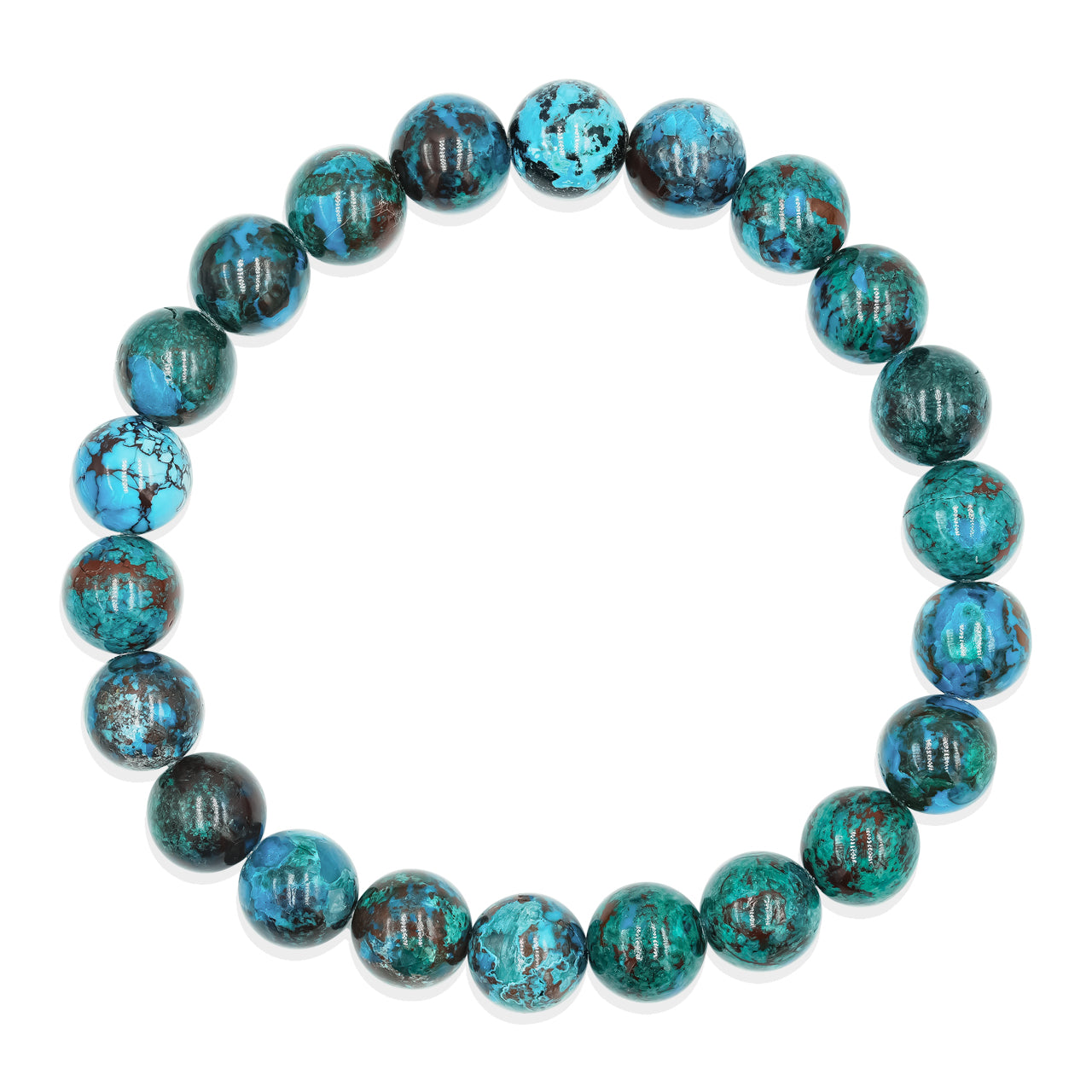 Starborn Chrysocolla Beaded Elastic Bracelet