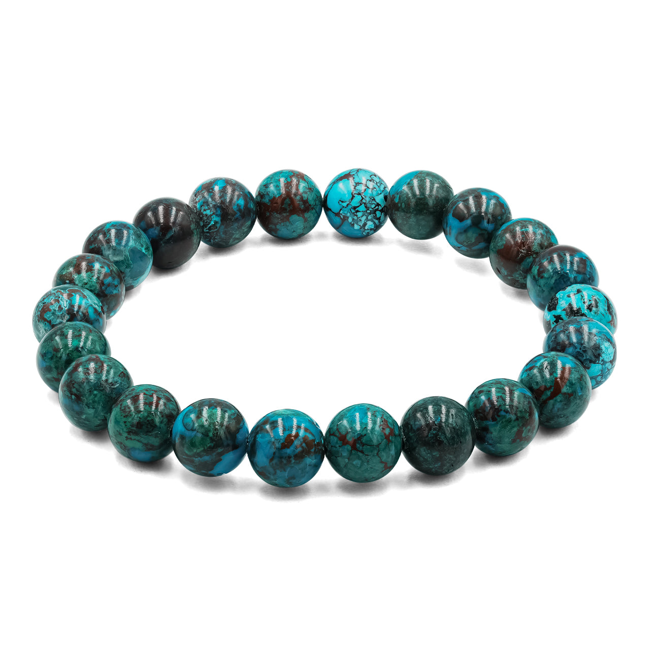 Starborn Chrysocolla Beaded Elastic Bracelet