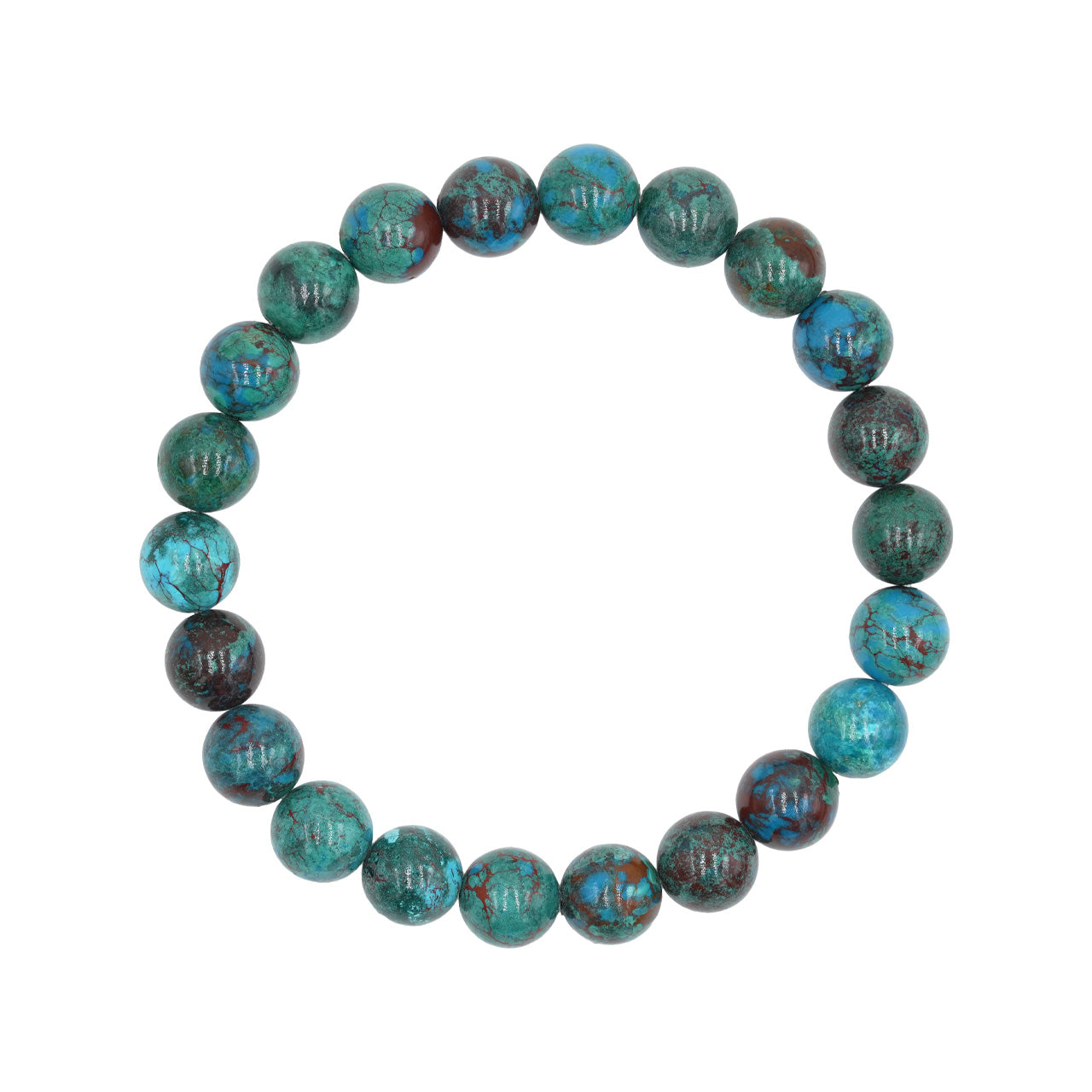 Pulsera de Cuentas Elásticas de Crisocola Starborn