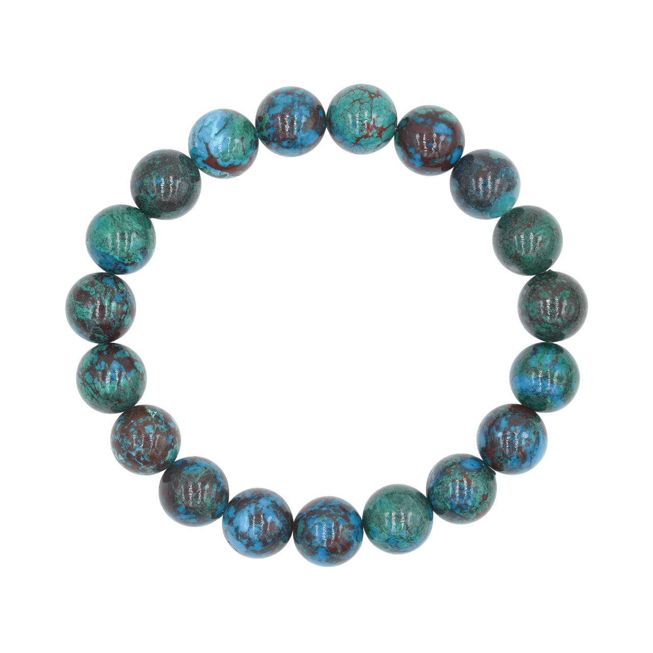 Starborn Chrysocolla Elastic Beaded Bracelet