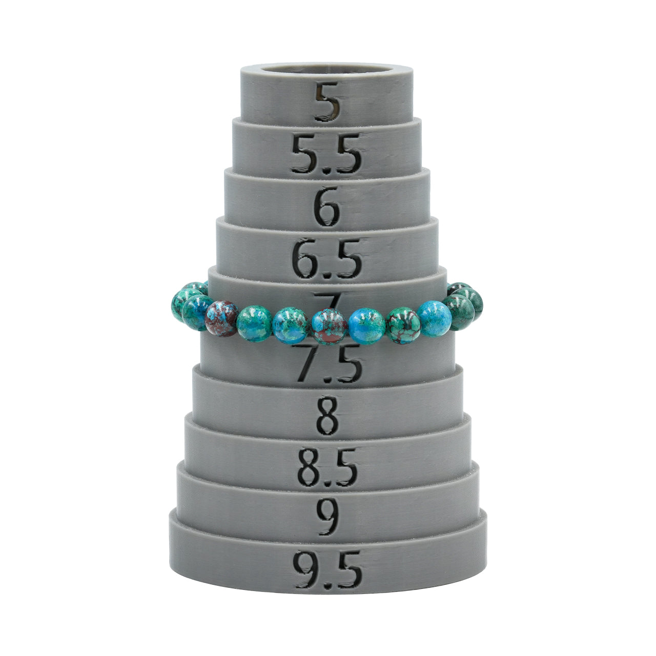 Starborn Chrysocolla Elastic Beaded Bracelet
