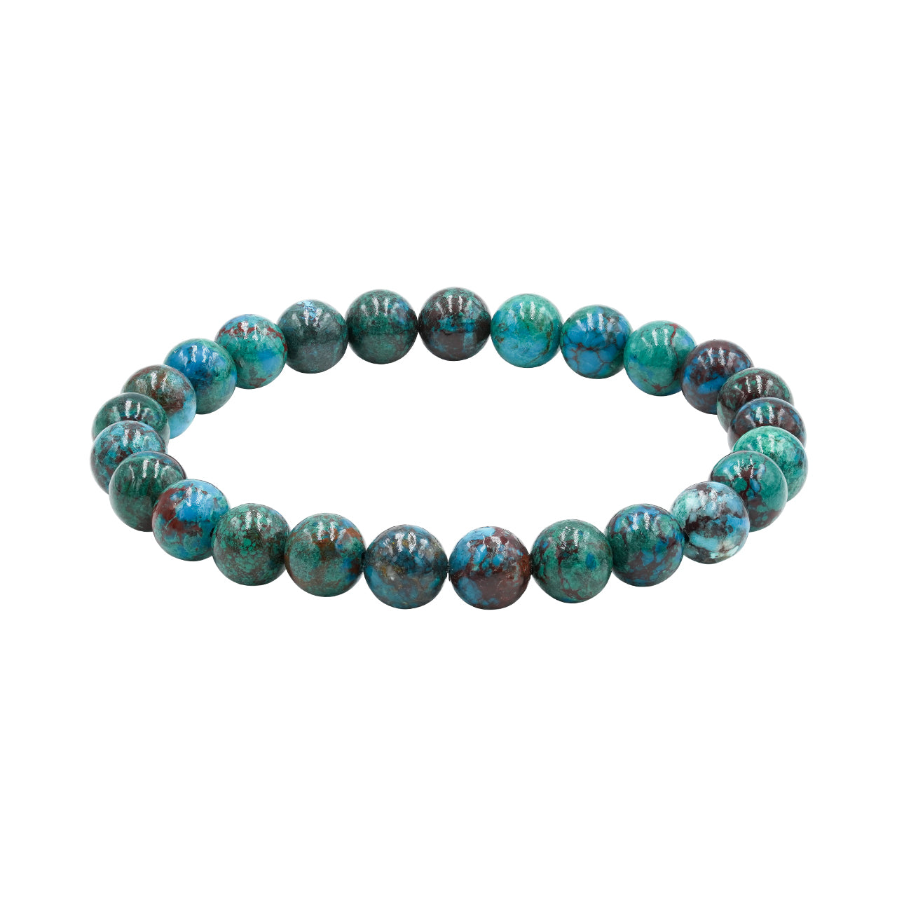 Starborn Chrysocolla Elastic Beaded Bracelet