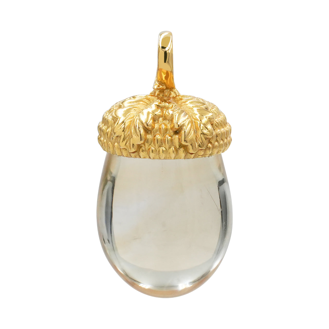 Starborn Citrine Acorn Pendant