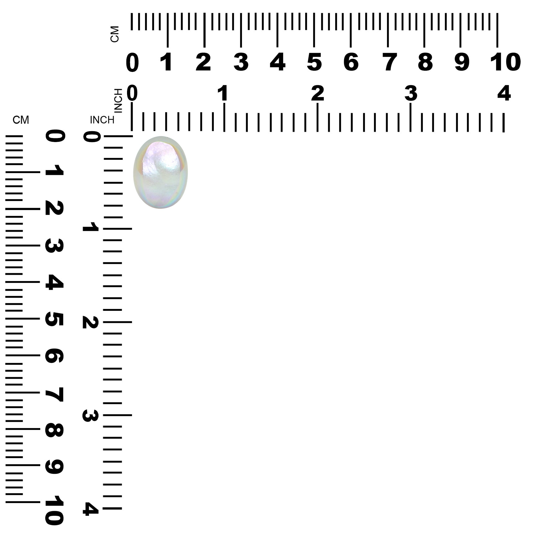 Starborn SI Opal Botryoidal Window Drusy Oval Cabochon 20mm - 1 Piece