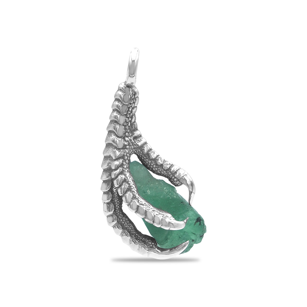 Colgante con forma de garra de águila y piedras preciosas de Starborn en plata de ley