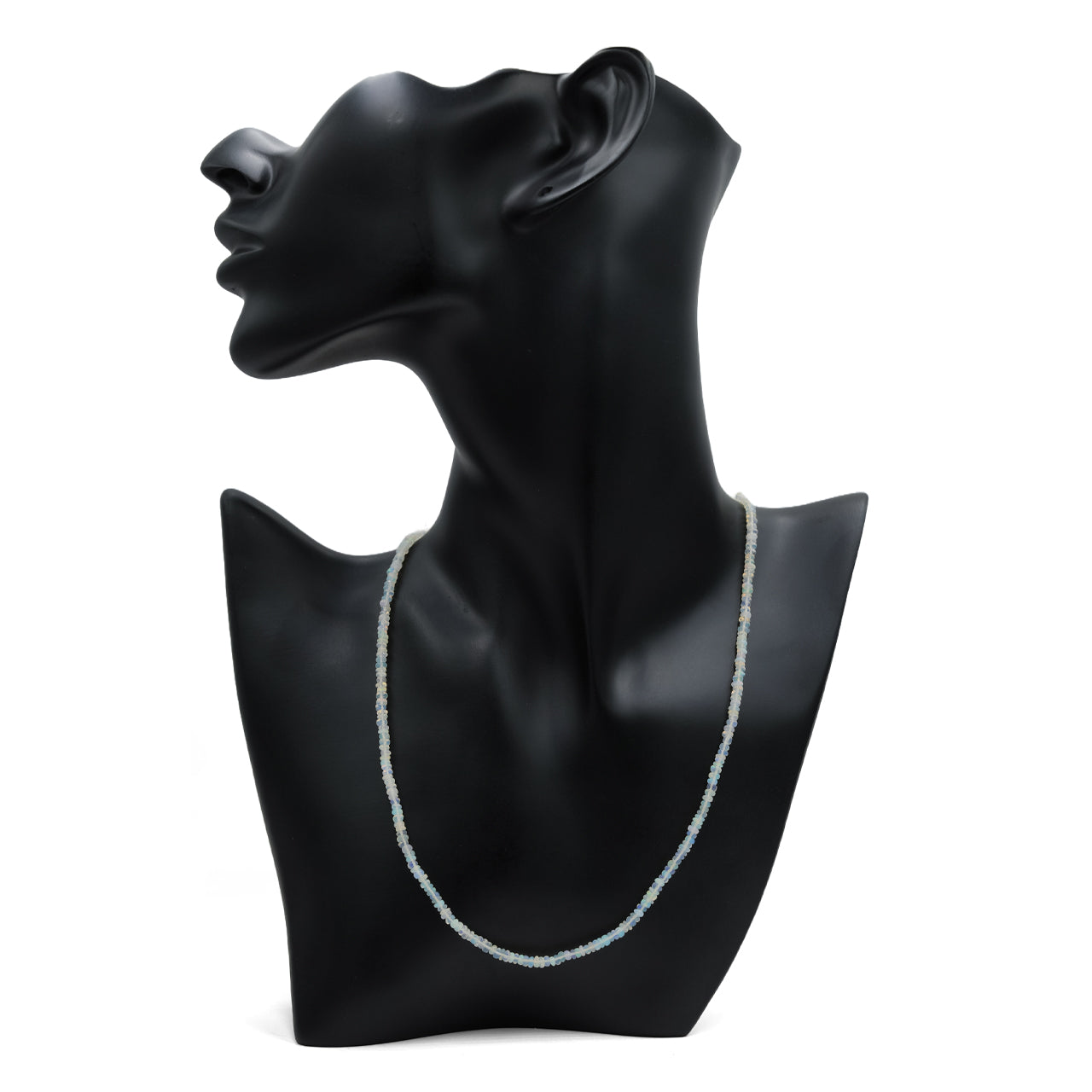 Starborn Natural Ethiopian Opal Adjustable Bead Chain Necklace