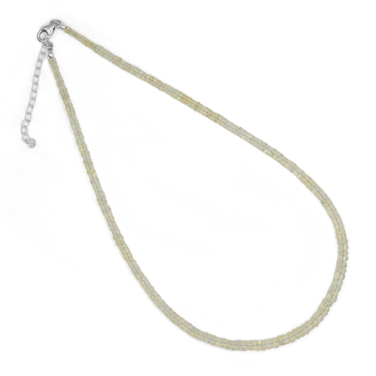 Starborn Natural Ethiopian Opal Adjustable Bead Chain Necklace