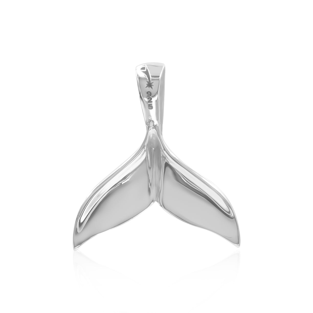 Starborn Natural Ethiopian Opal Whale Tail Pendant in Sterling Silver