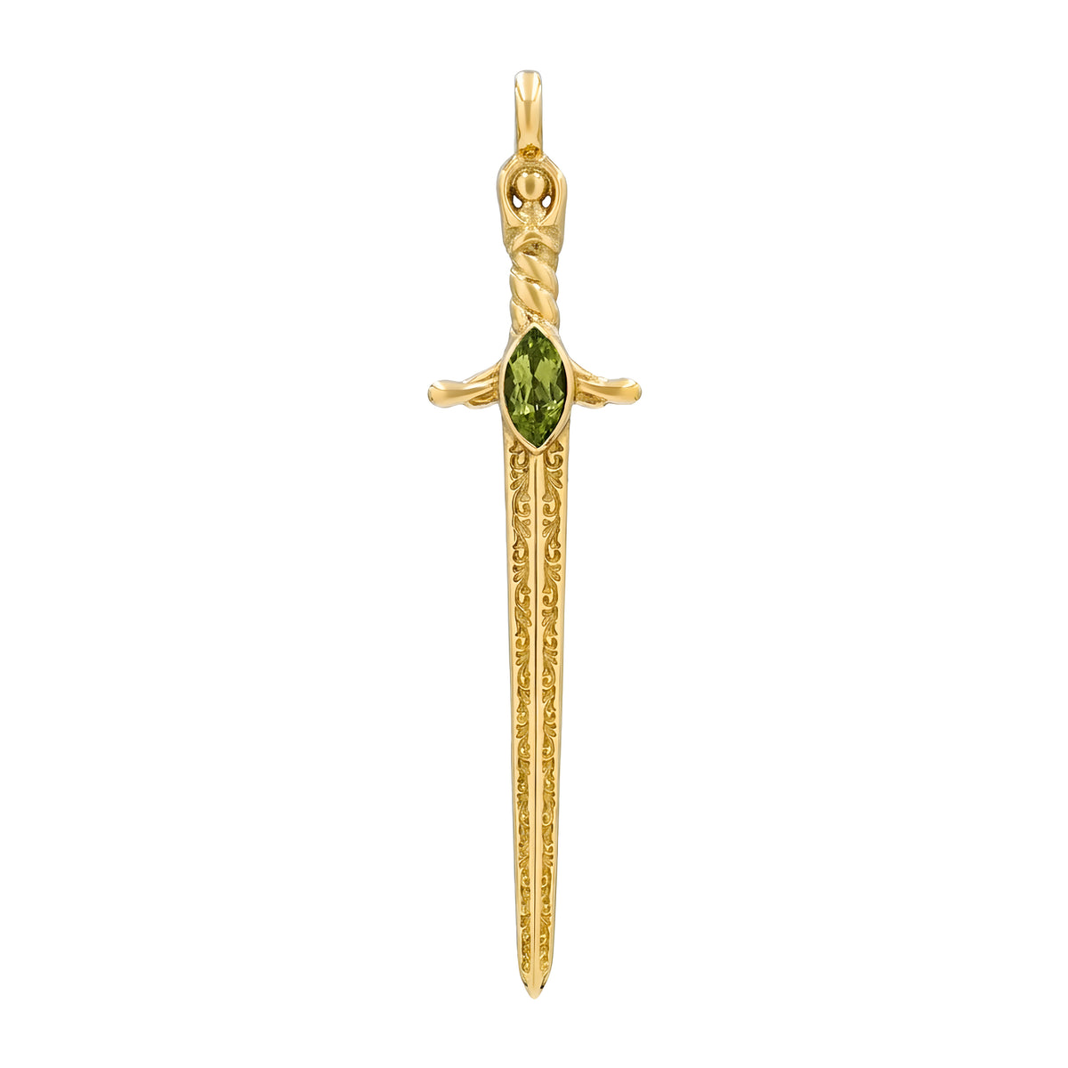 Starborn Peridot Sword Pendant