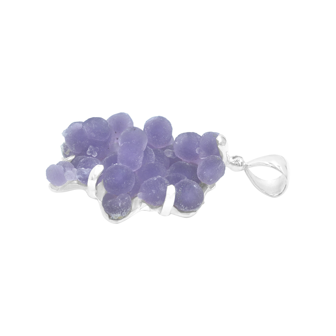 Starborn Grape Chalcedony Pendant in Sterling Silver