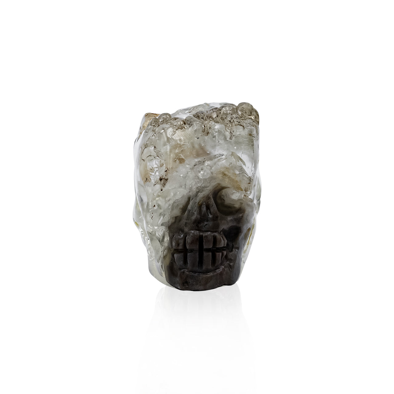Carved Hyalite Skull