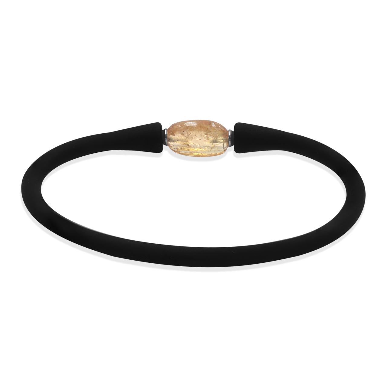 Pulsera de topacio imperial Starborn Bead con banda de silicona