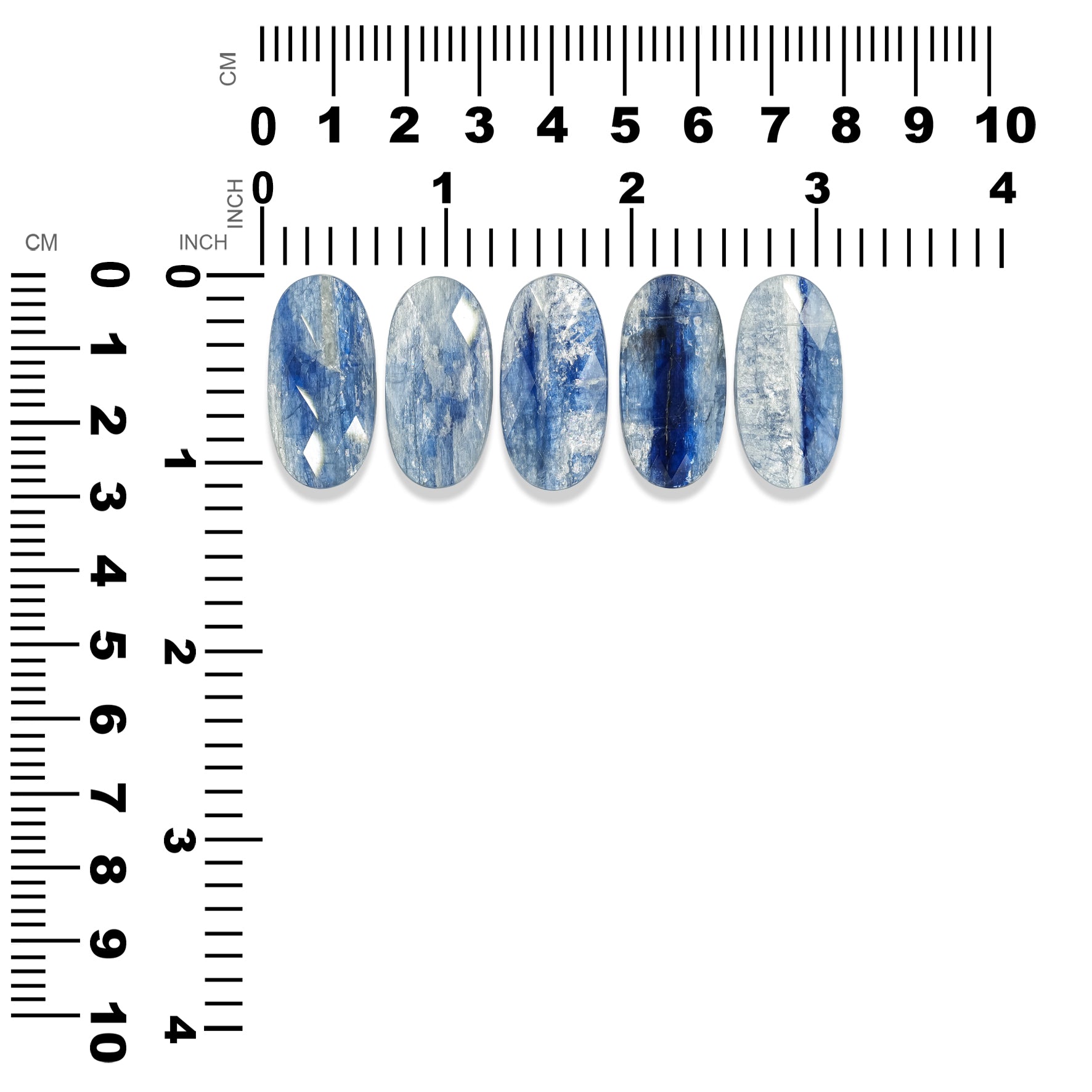 Starborn Faceted Kyanite Doublet Oval Cabochon - 1 Piece