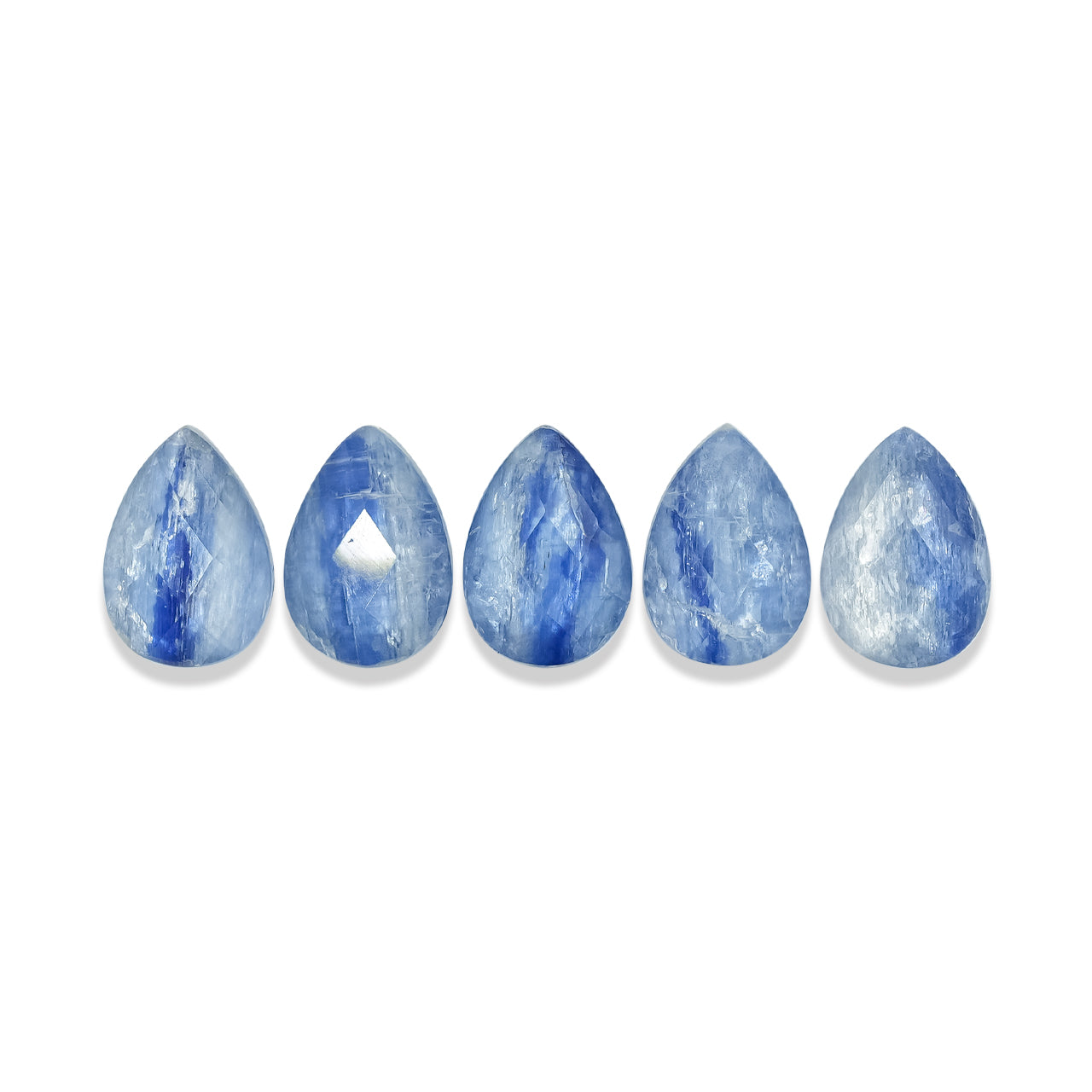 Starborn Faceted Kyanite Doublet Pear Cabochon- 1 Piece