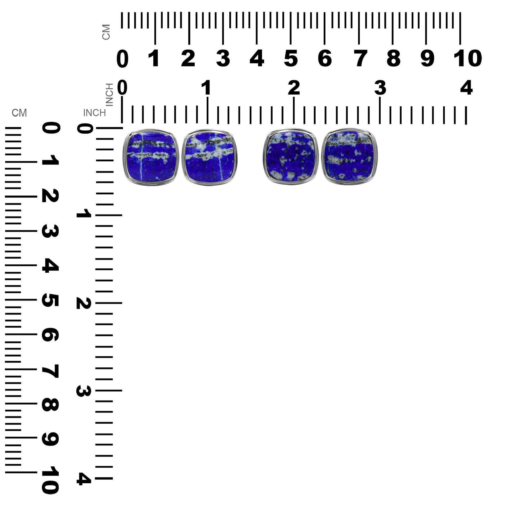 Gemelos de plata de ley con lapislázuli Starborn