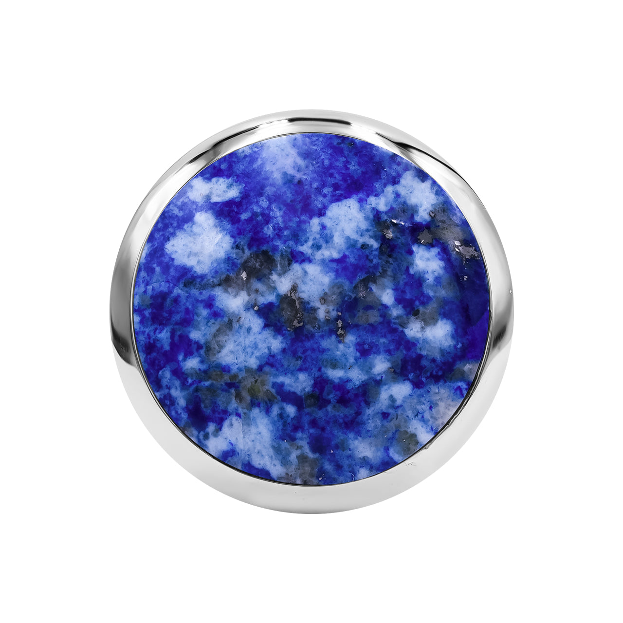 Starborn Lapis Lazuli Medallion Style Ring in Sterling Silver