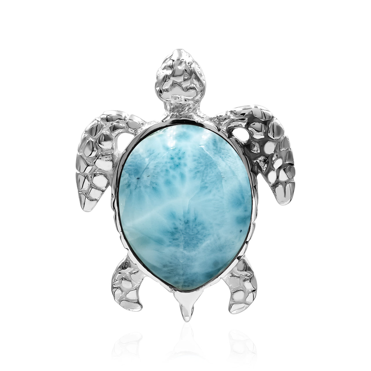 Starborn Sea Turtle Pendant in Fine Sterling Silver